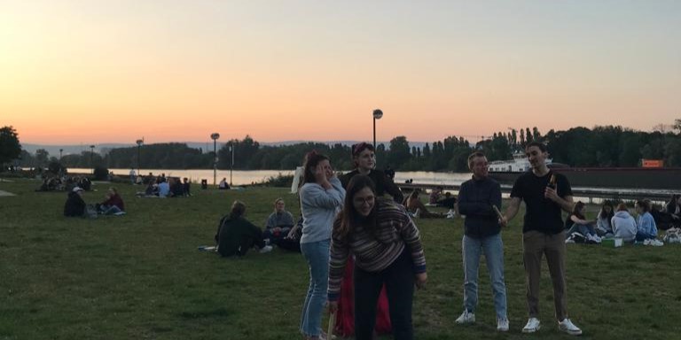 Romanistisches Sprachpicknick am Rhein